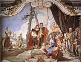 Giovanni Battista Tiepolo Wall Art - Rachel Hiding the Idols from her Father Laban